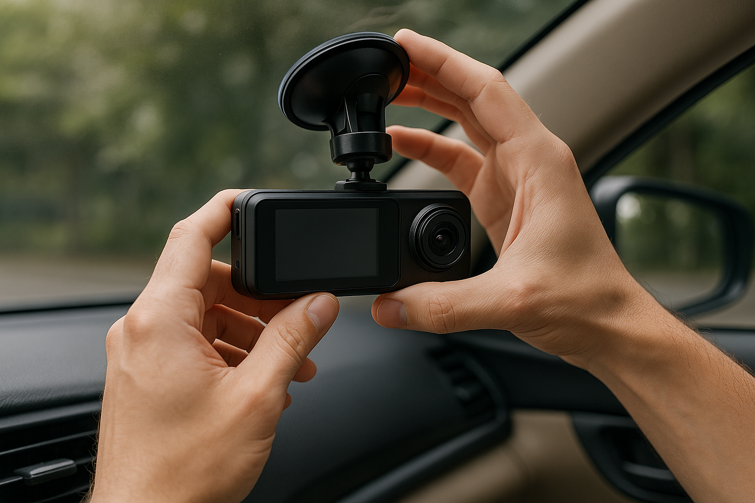 Dashcam installation facile pare-brise - Montage simple 2 minutes