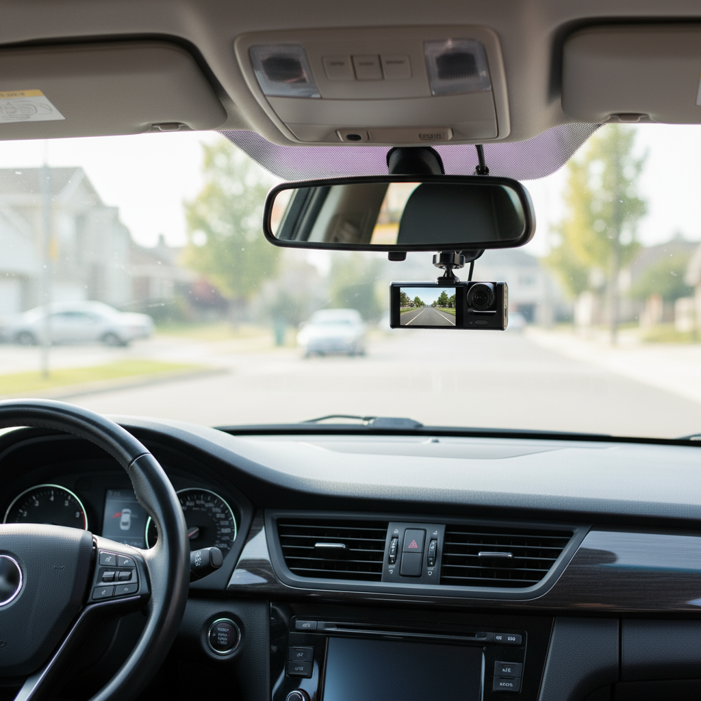 Dashcam haute définition EssentielCar guide complet 2025 - Installation pare-brise