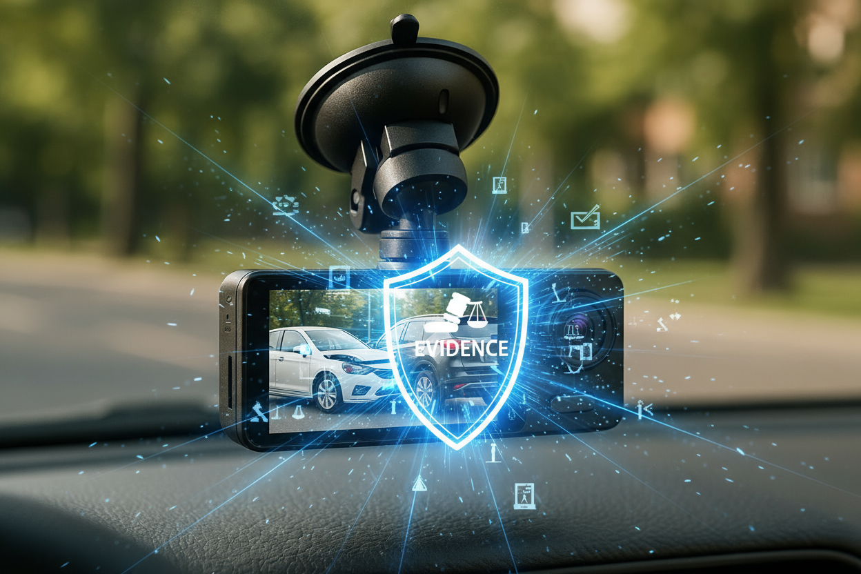 Dashcam protection juridique preuves accident - Enregistrement légal