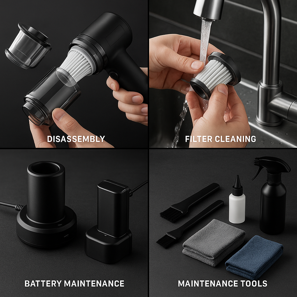 Guide entretien aspirateur voiture - Maintenance composants et durée de vie