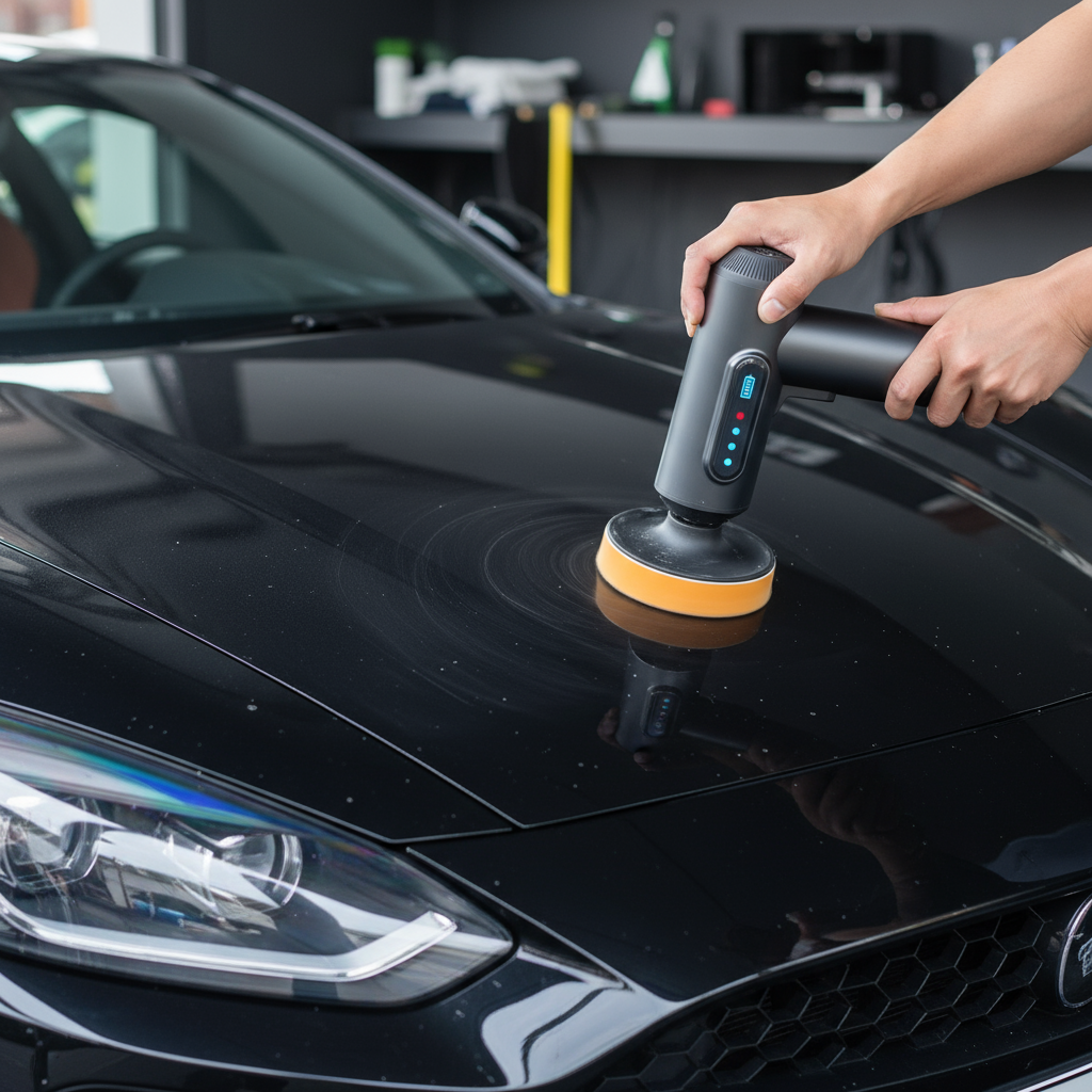 Polissage voiture résultats professionnels en 30 minutes - Transformation avant après