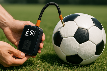 Compresseur gonflage ballon de foot 4K