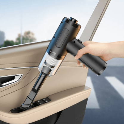 Aspirateur sans fil utilisé pour nettoyage siège voiture - Double usage maison auto