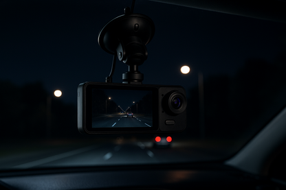 Dashcam vision nocturne exceptionnelle - Enregistrement nuit haute qualité