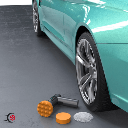 Machine à polir sans fil avec accessoires pour voiture - Kit complet inclus
